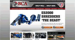 Desktop Screenshot of bca-industries.com